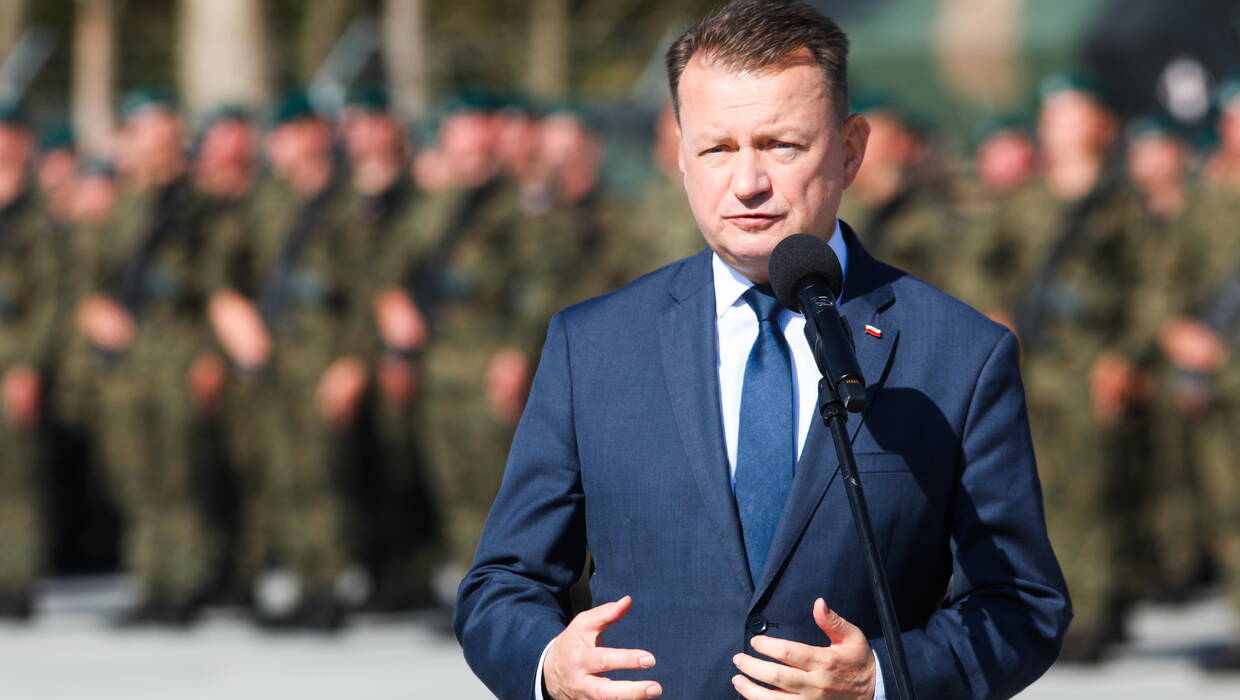 Minister obrony narodowej Mariusz Błaszczak Fot. PAP/Artur Reszko
