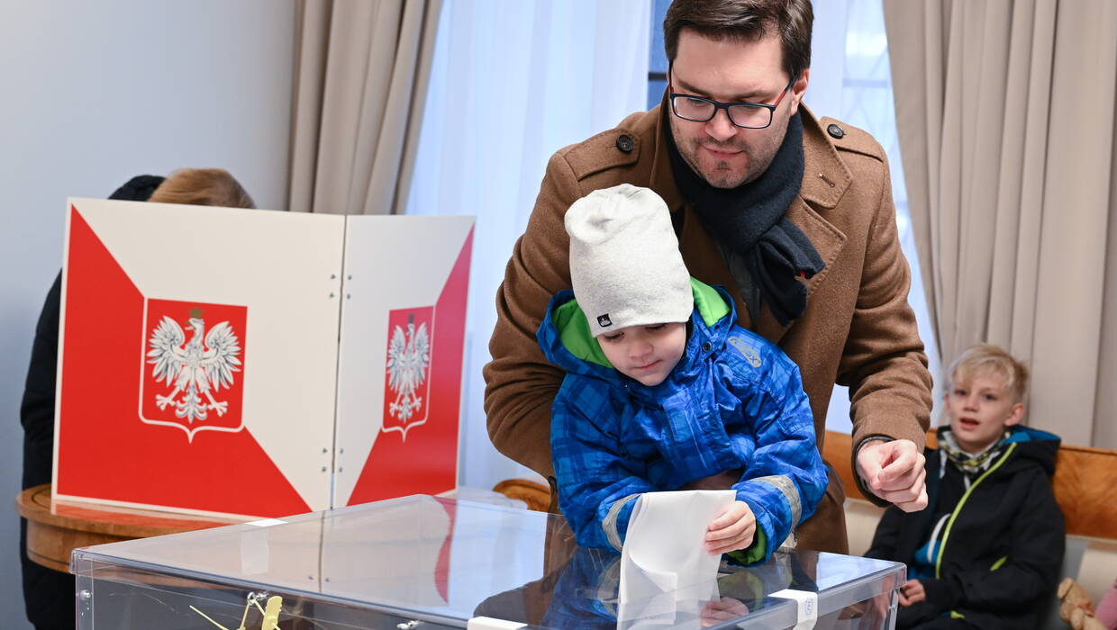 Wybory parlamentarne 2023, fot. PAP/Valdemar Doveiko