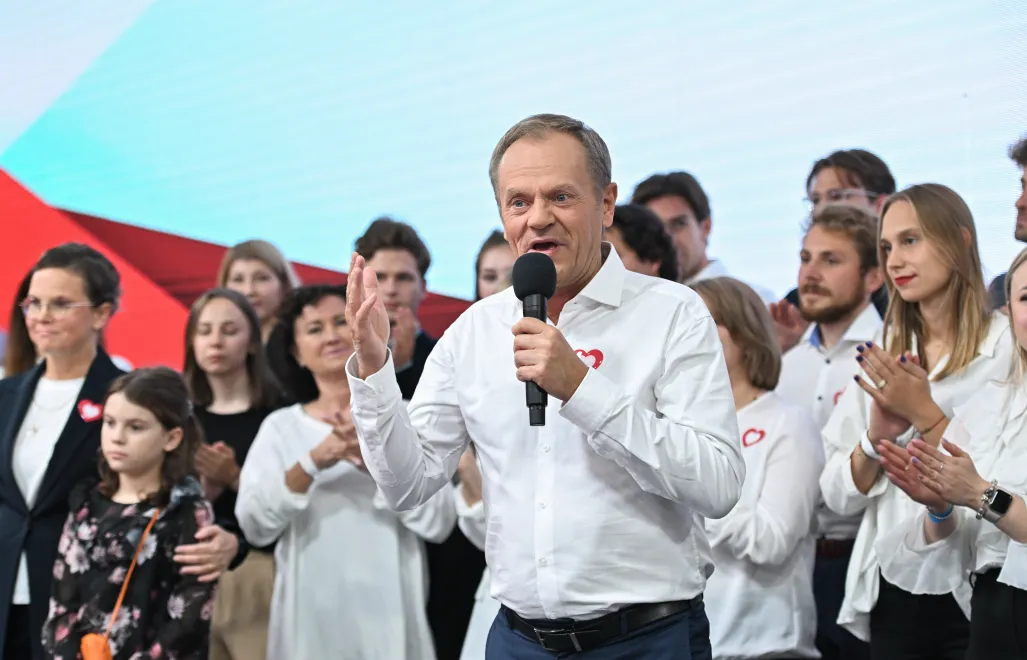 Przewodniczący Platformy Obywatelskiej Donald Tusk. Fot. PAP/Radek Pietruszka