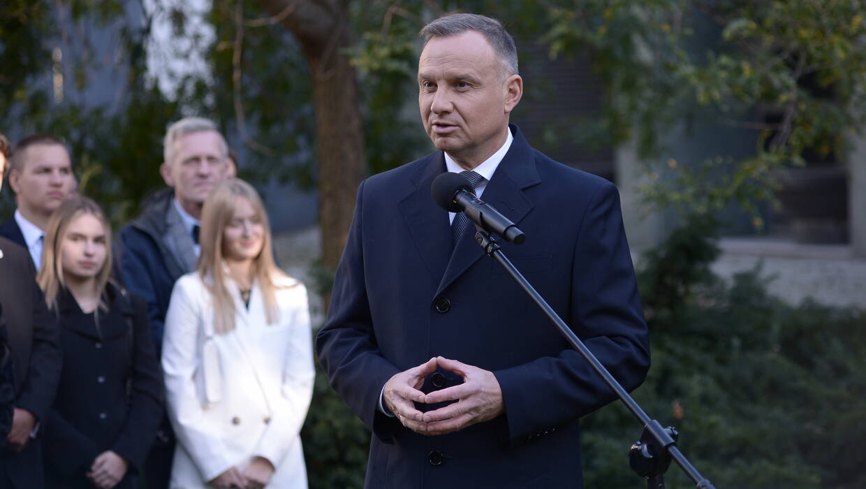 Prezydent Andrzej Duda Fot. PAP/Marcin Obara