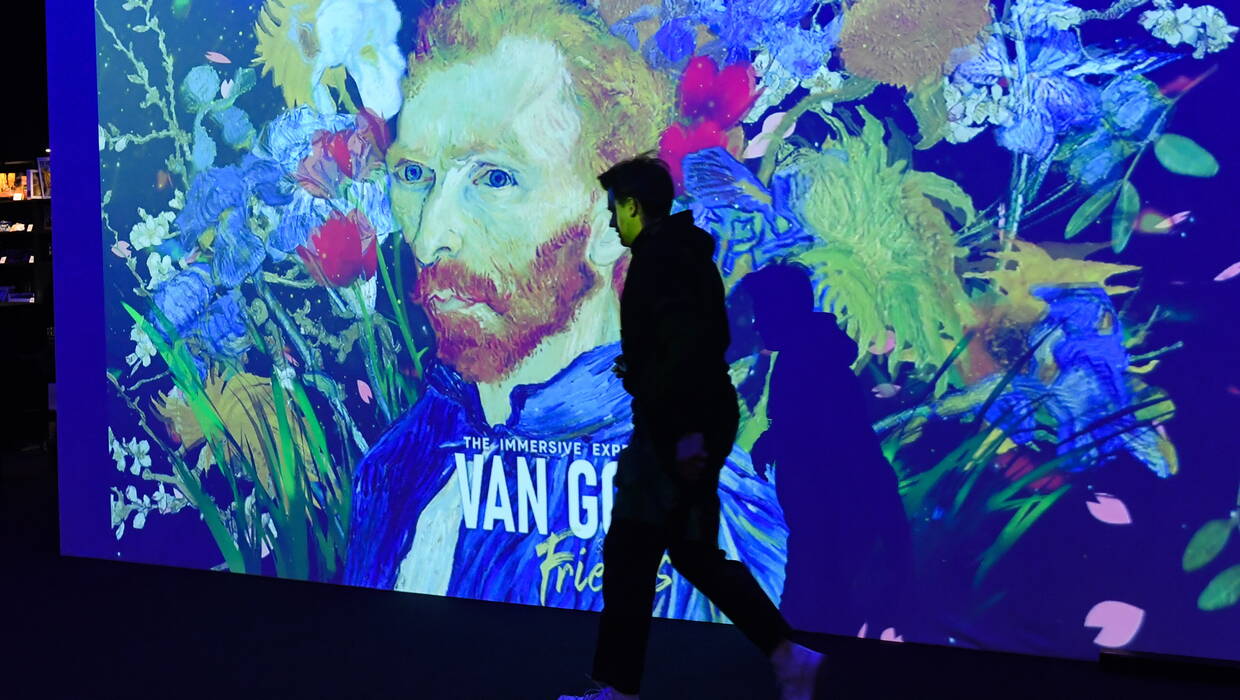  Otwarcie wystawy Van Gogh & Friends – The Immersive Experience w Soho Art Center w Warszawie. Fot. PAP/Piotr Nowak