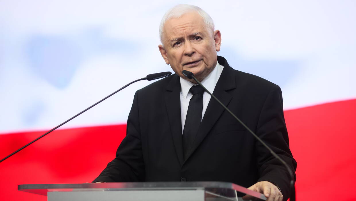 Jarosław Kaczyński. Fot. PAP/Leszek Szymański