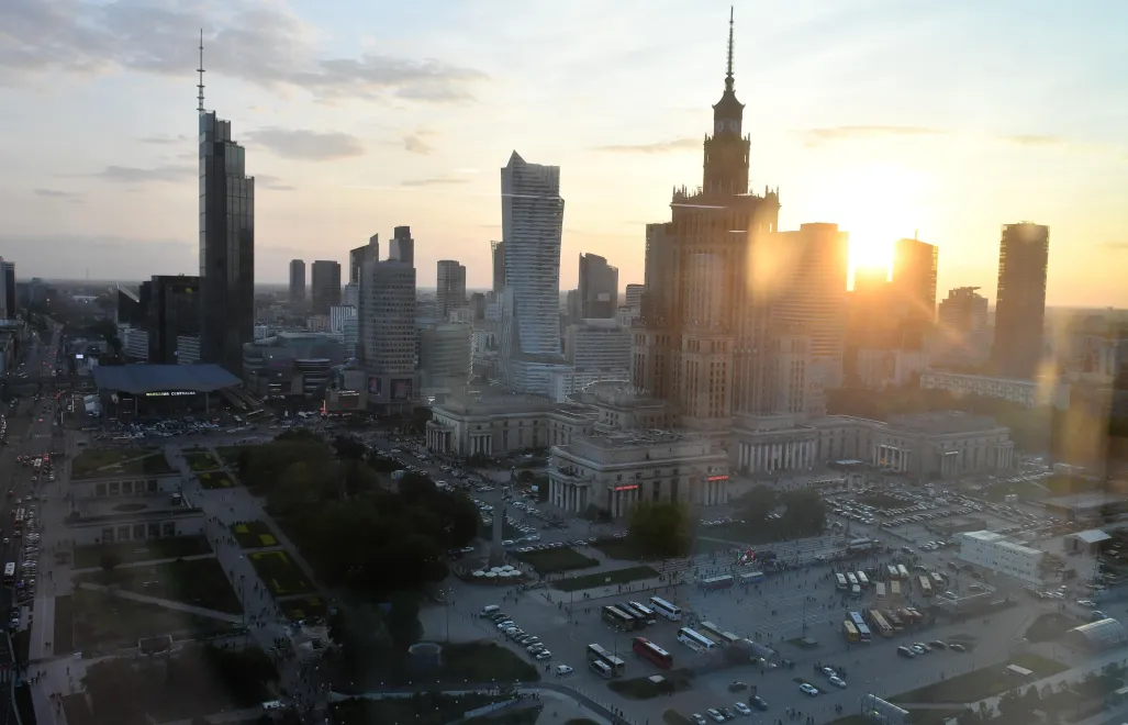 Widok na Warszawę, fot. PAP/	adek Pietruszka