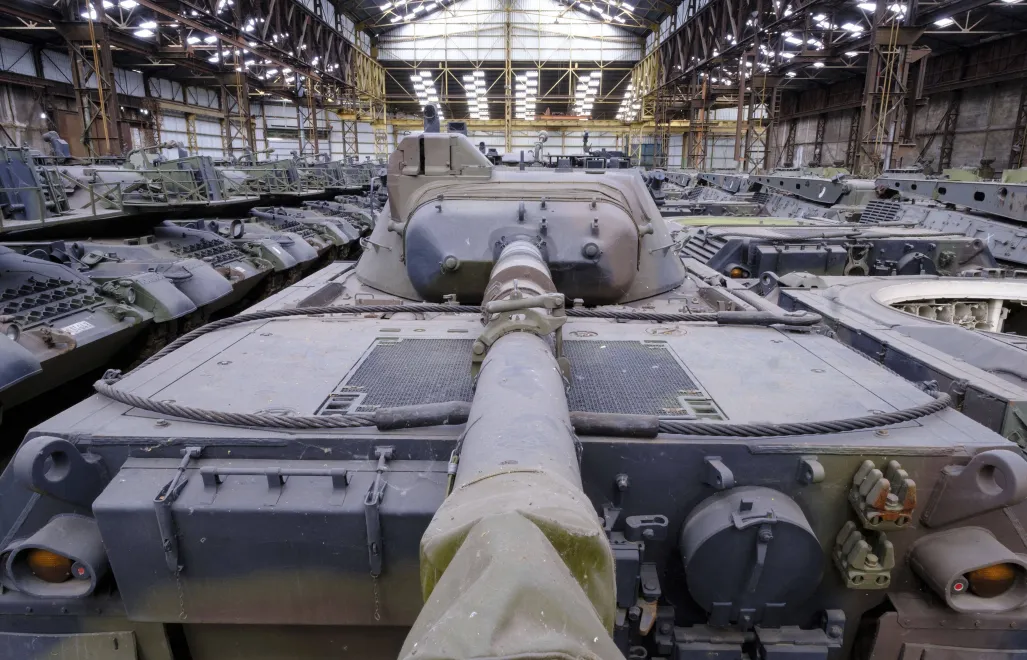 Czołgi Leopard Fot.	Monasse Thierry/ANDBZ/ABACA/PAP