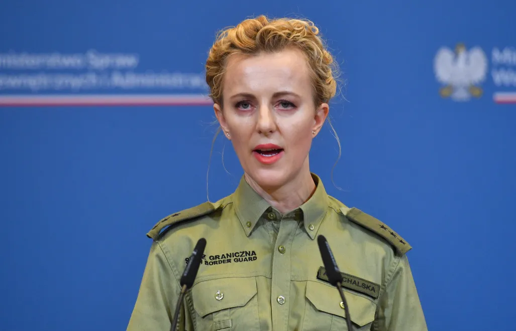  Rzeczniczka Komendanta Głównego Straży Granicznej por. SG Anna Michalska, fot. Piotr Nowak