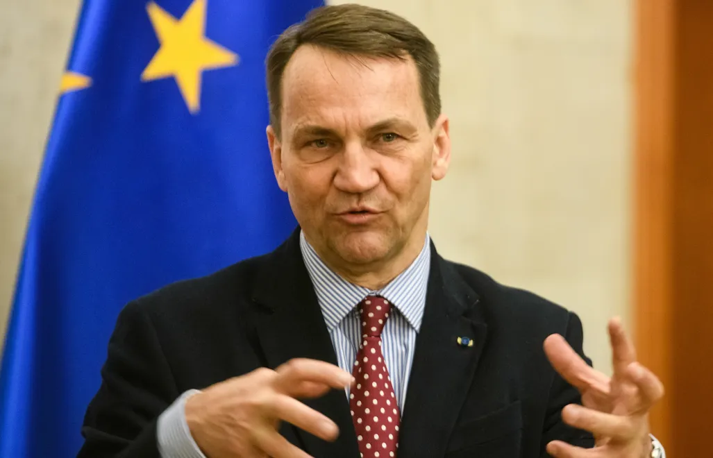 Radosław Sikorski. Fot. PAP/Vladyslav Musiienko