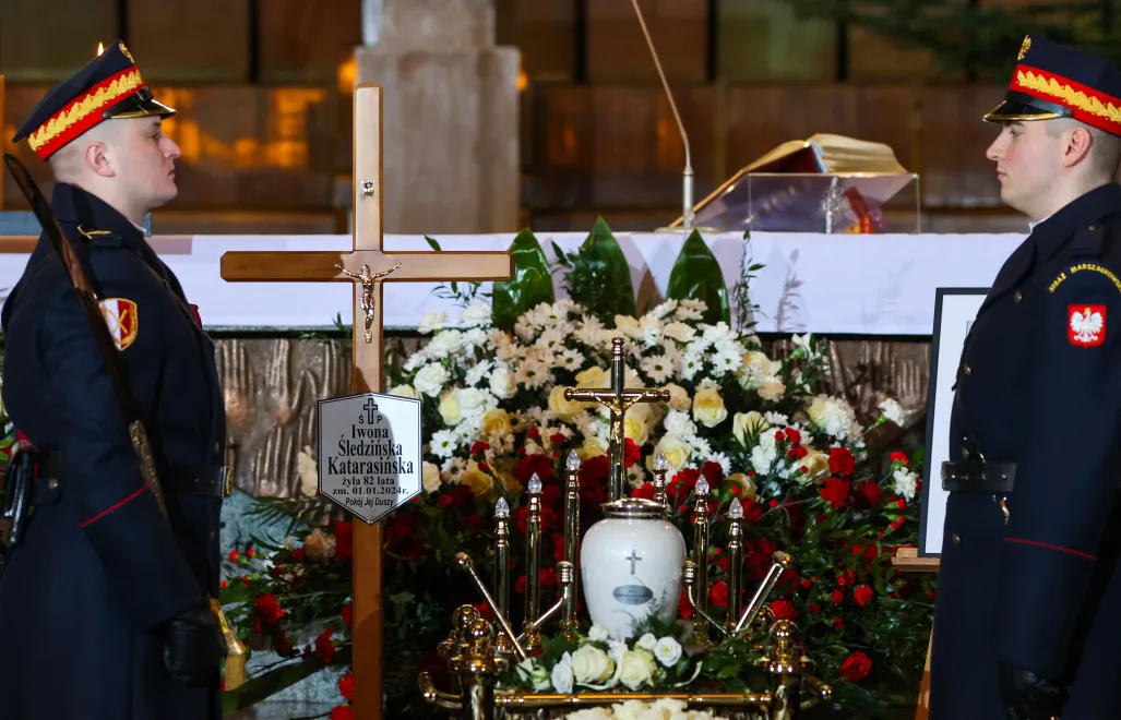 Uroczystości pogrzebowe, Fot. PAP/	Marian Zubrzycki