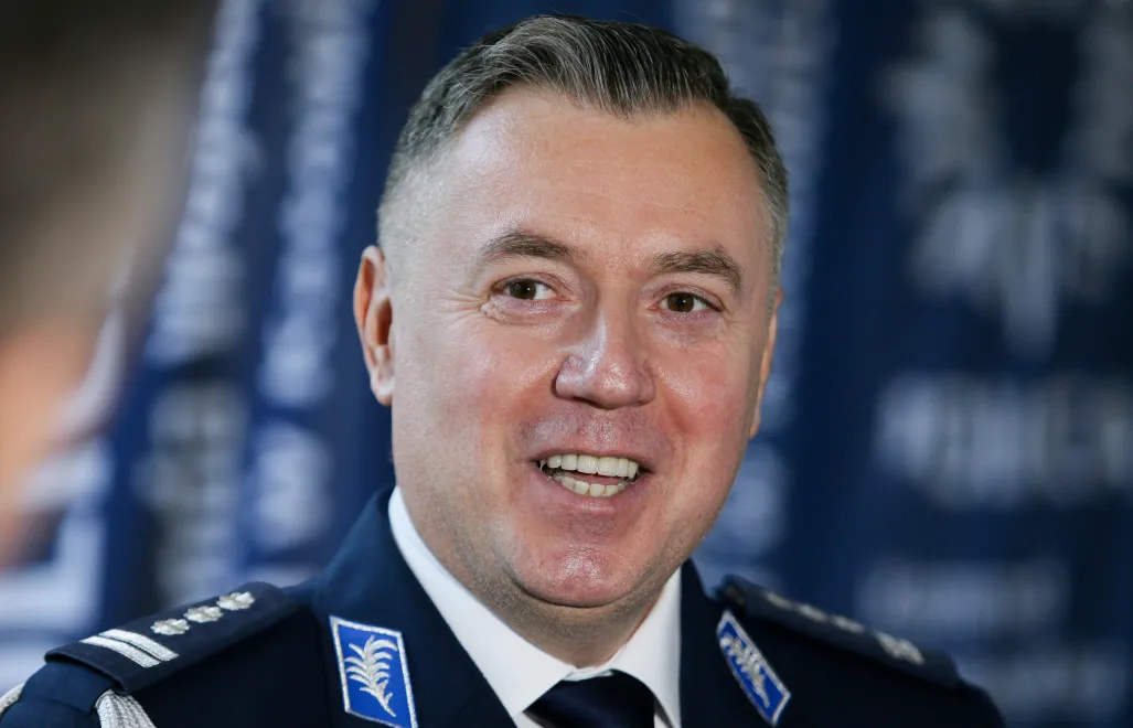 Nowy Komendant Wojewódzki Policji w Katowicach, insp. Tomasz Michułka Fot. PAP/Jarek Praszkiewicz