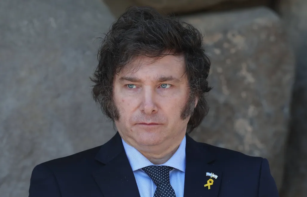 Javier Milei, fot. PAP/EPA/ABIR SULTAN