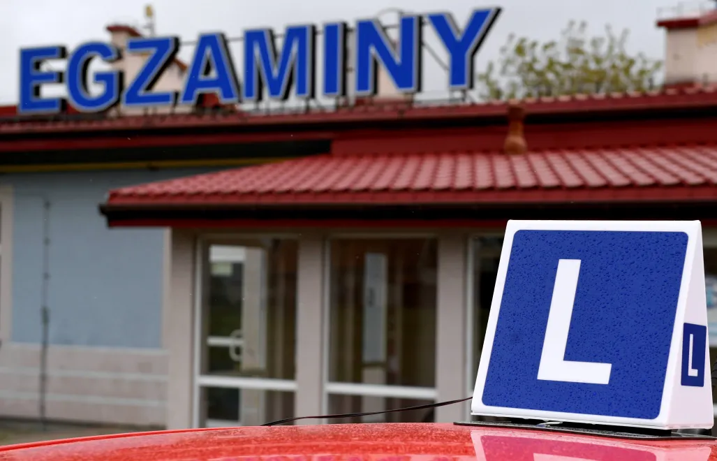 Ośrodek egzaminacyjny na prawo jazdy Fot. PAP/Darek Delmanowicz