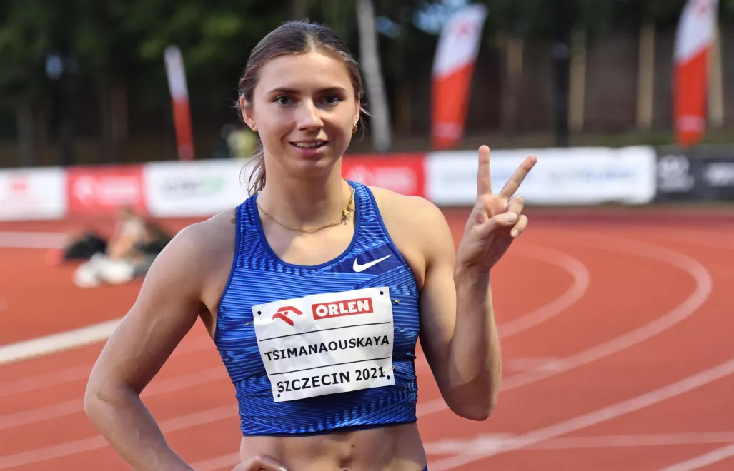 Kryscina Cimanouska. Fot. PAP/Marcin Bielecki