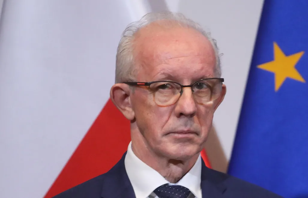 Wiceminister spraw wewnętrznych i administracji Wiesław Leśniakiewicz. Fot. PAP/Albert Zawada