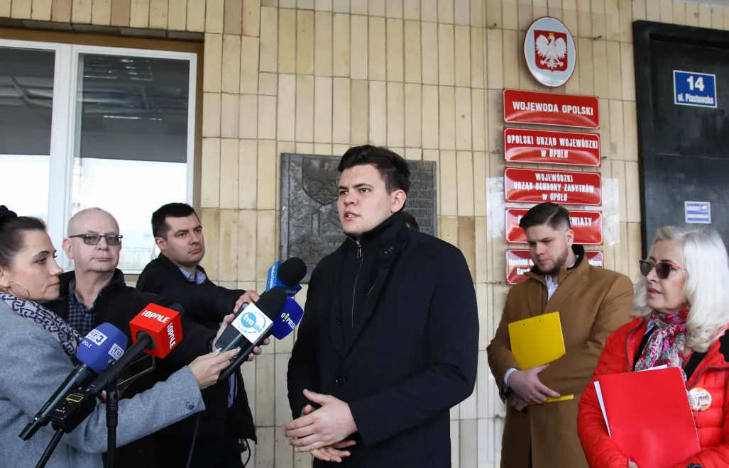 Poseł KP Polska 2050-TD Adam Gomoła. Fot. PAP/Krzysztof Świderski