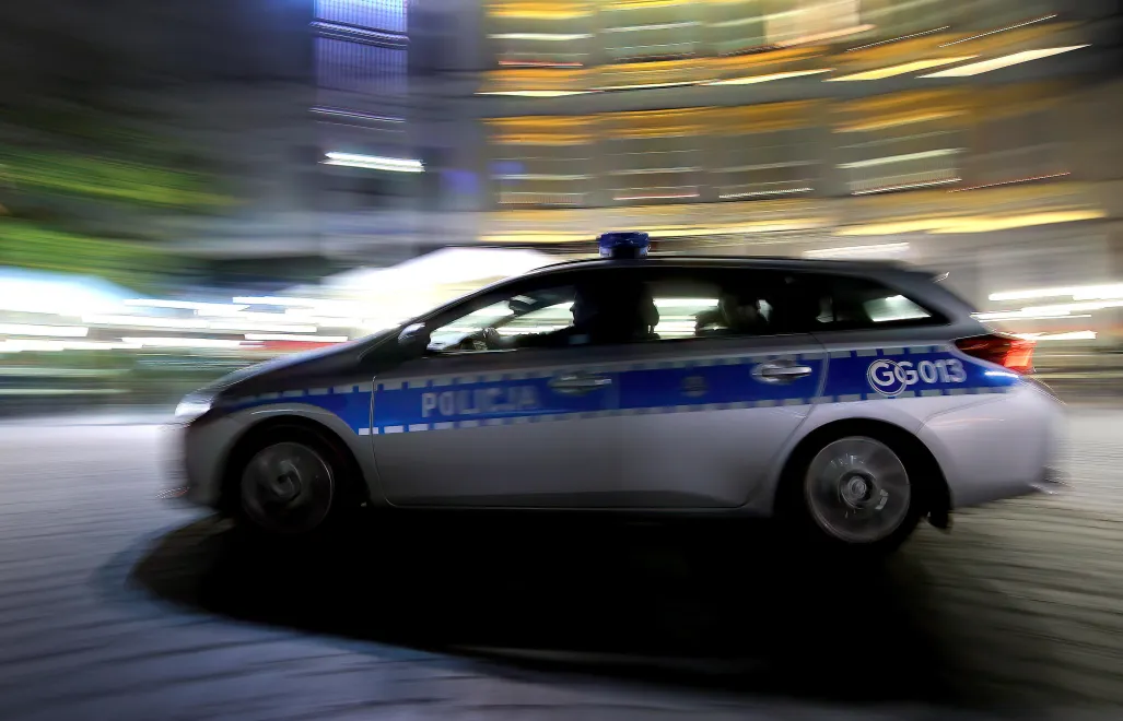 Policyjny pościg, zdjęcie ilustracyjne, fot. PAP/Łukasz Gągulski