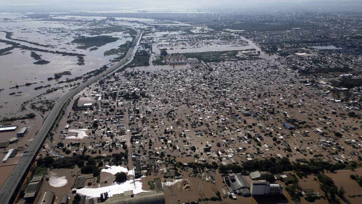 Powódź w Brazylii, fot. PAP/EPA/EFE/Isaac Fontana