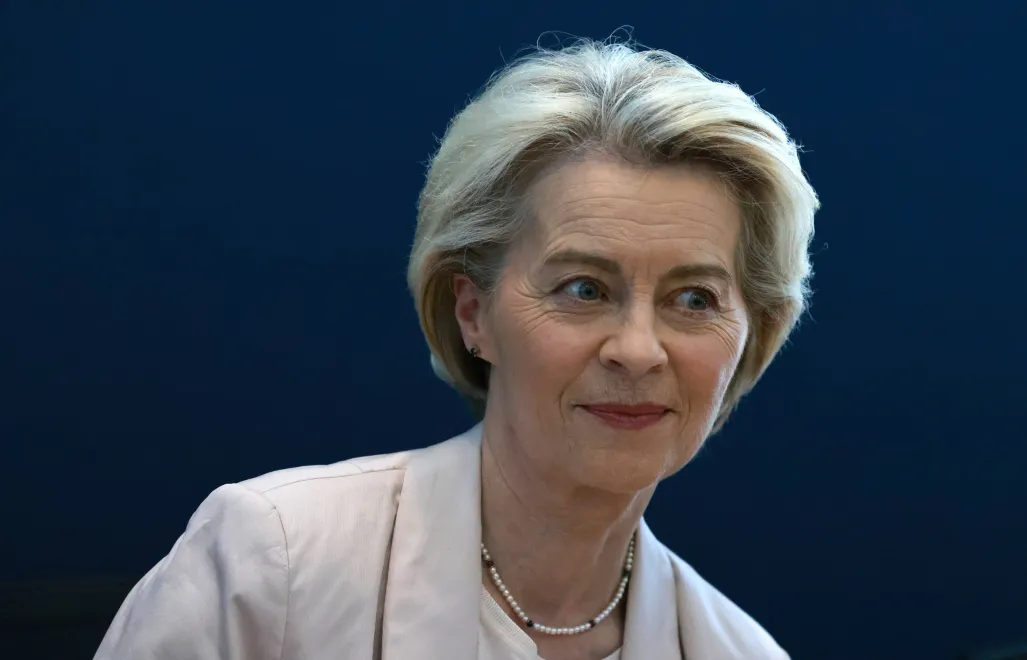 Przewodnicząca KE Ursula von der Leyen, fot. PAP/EPA/	CLEMENS BILAN