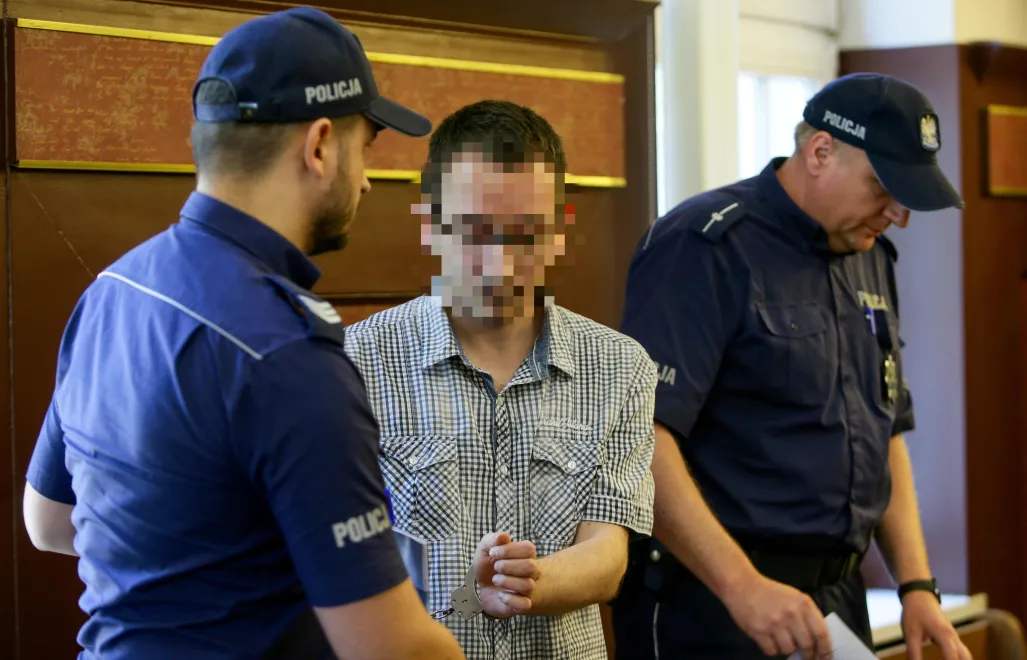 Łukasz T. w sądzie Fot. PAP/Jarek Praszkiewicz