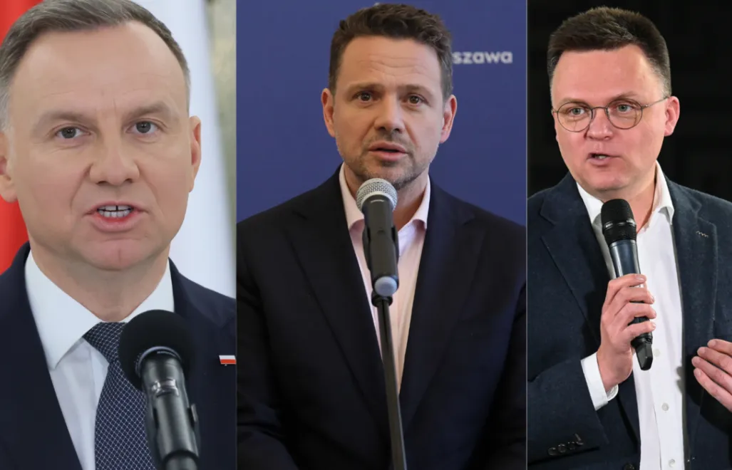 Andrzej Duda, Rafał Trzaskowski, Szymon Hołownia