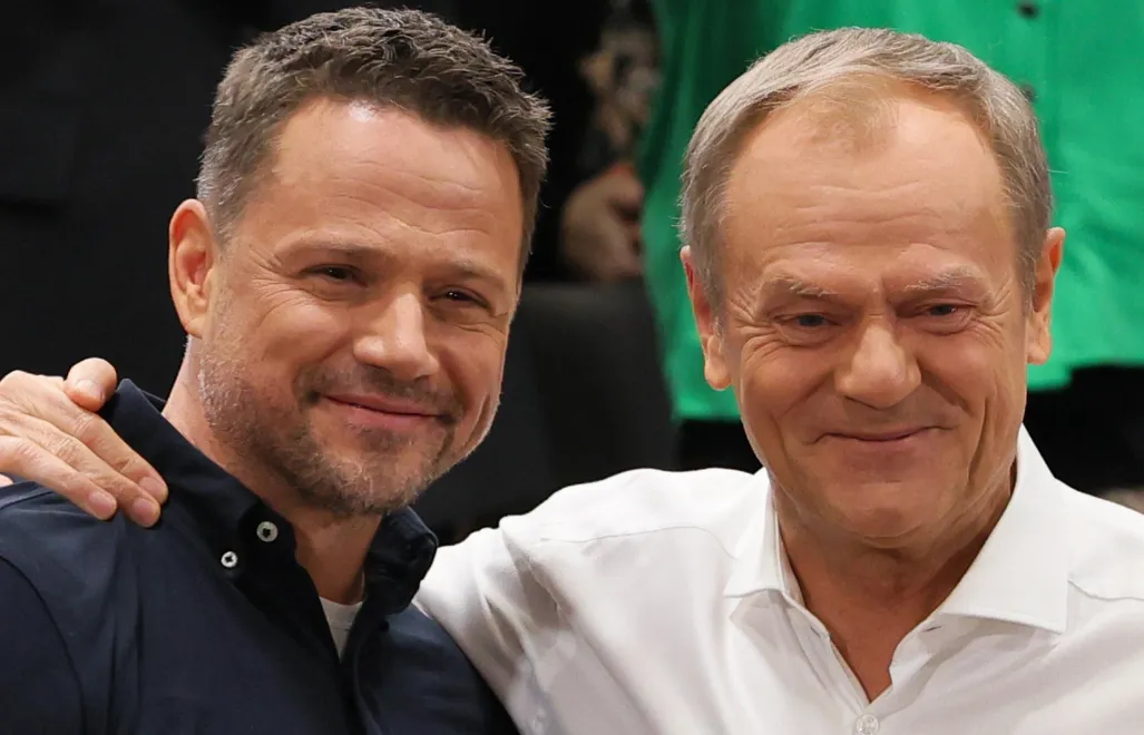 Rafał Trzaskowski i Donald Tusk Fot. PAP/Paweł Supernak