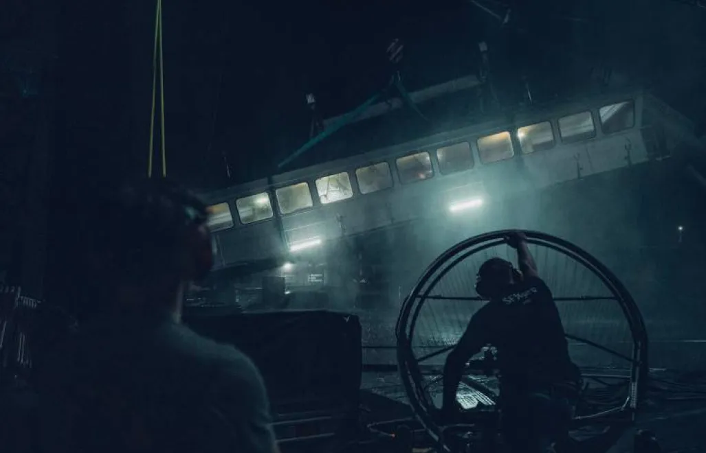 Na planie filmu "Heweliusz", fot. mat. pras.