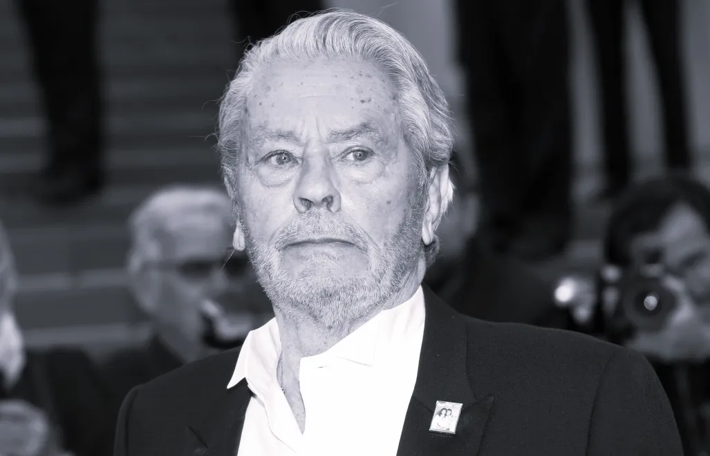 Alain Delon. Fot. PAP/EPA/GUILLAUME HORCAJUELO 