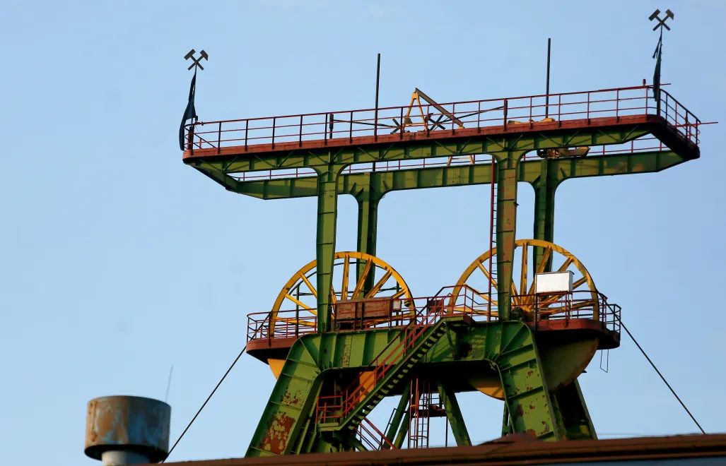 Szyb w kopalni węgla kamiennego Borynia-Zofiówka Ruch Zofiówka w Jastrzębiu-Zdroju Fot. PAP/Zbigniew Meissner
