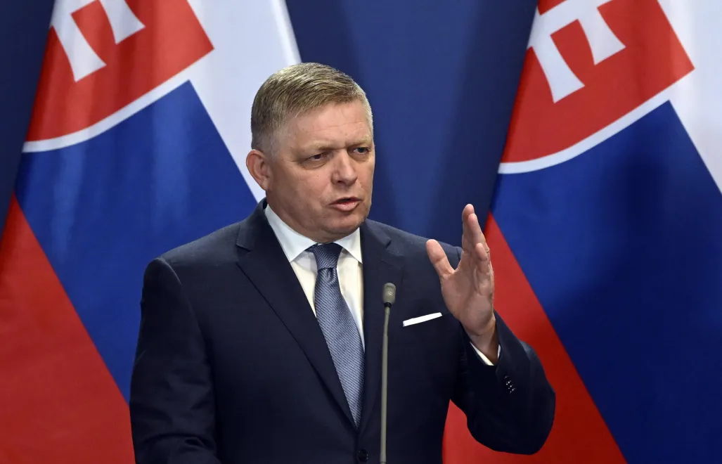 Premier Słowacji Robert Fico, Fot. PAP/EPA/MTI/Szilard Koszticsak