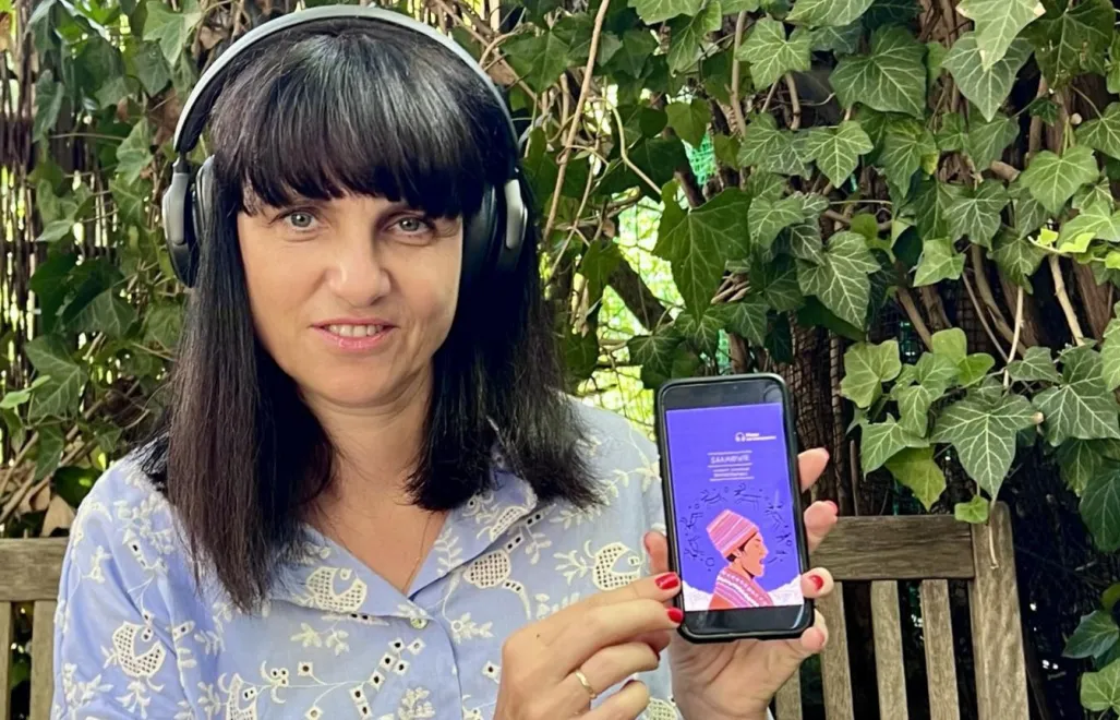 Anna Dudzińska, autorka audioserialu "Saamowie. Wyrzut sumienia Skandynawii". Fot. Anna Dudzińska/Facebook