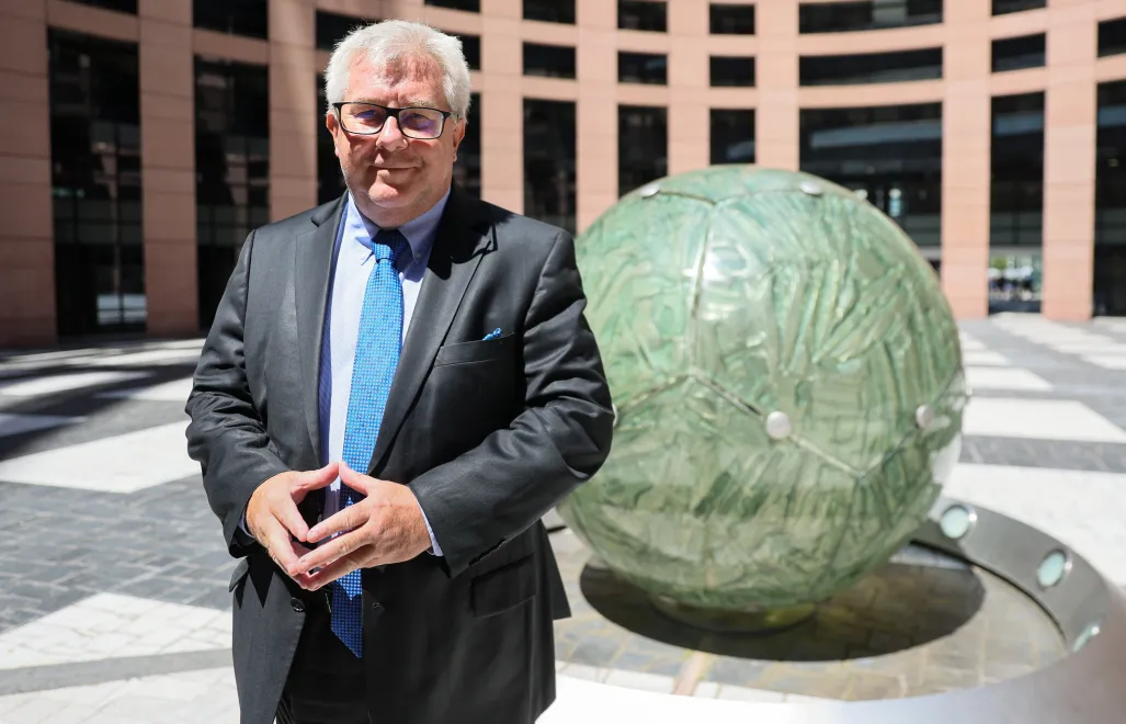 Były europoseł PiS Ryszard Czarnecki w Parlamencie Europejskim Fot. PAP/Leszek Szymański 