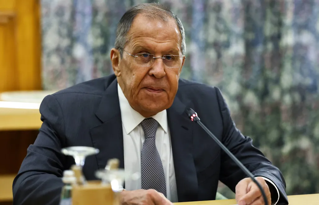 Siergiej Ławrow. Fot. PAP/EPA/EVGENIA NOVOZHENINA