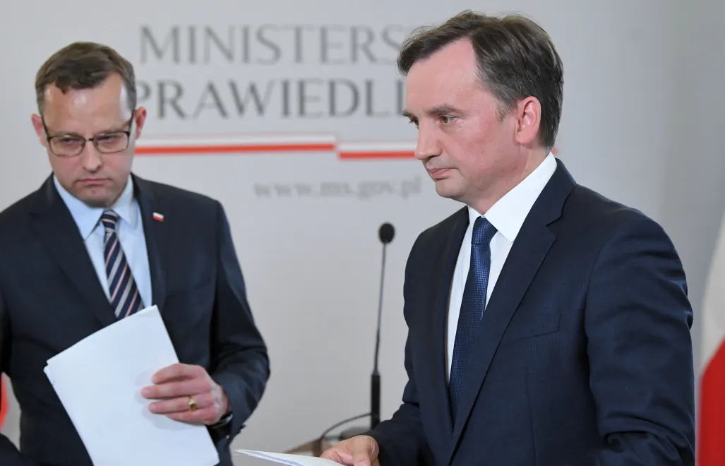 Zbigniew Ziobro, Marcin Romanowski. Fot. PAP/Radek Pietruszka