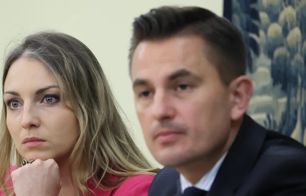 Kinga Gajewska i Arkadiusz Myrcha. Fot. PAP/Leszek Szymański