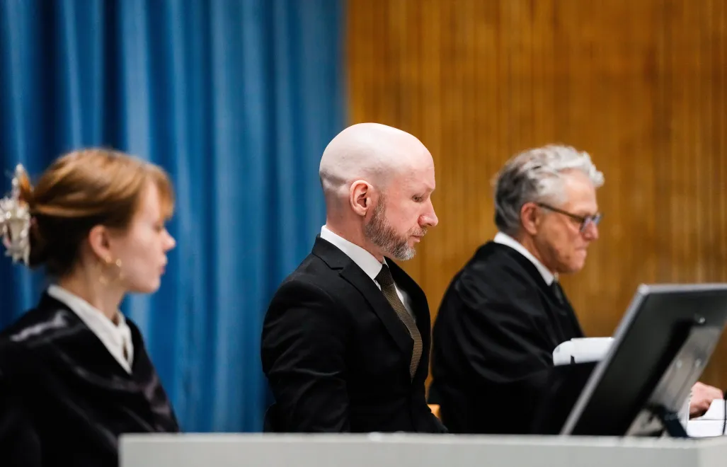 Anders Breivik w sądzie, fot. PAP/EPA/NTB POOL/BEATE OMA DAHLE / POOL