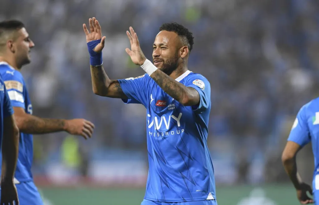 Neymar na boisku Fot. PAP/EPA/STRINGER