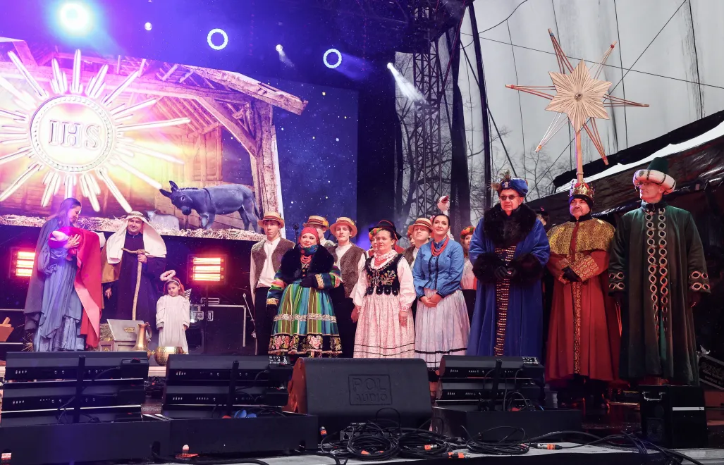 Uczestnicy Orszaku Trzech Króli w Łodzi 2024. Fot. PAP/Marian Zubrzycki