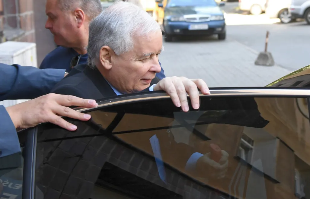 Prezes PiS Jarosław Kaczyński. Fot. PAP/	Radek Pietruszka