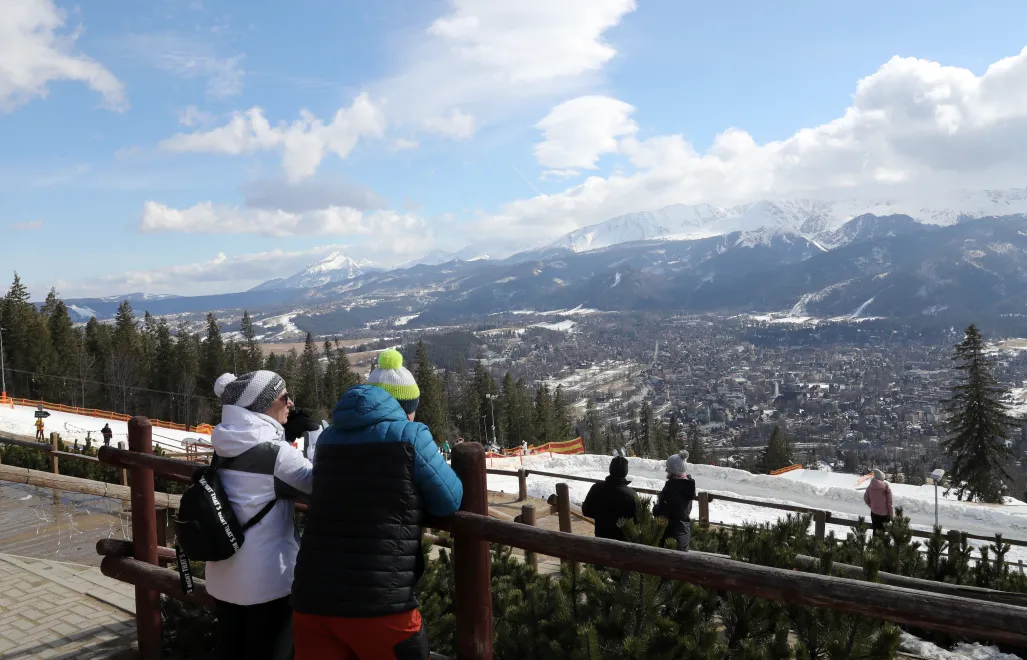 Widok na Zakopane z Gubałówki, fot. PAP/Grzegorz Momot