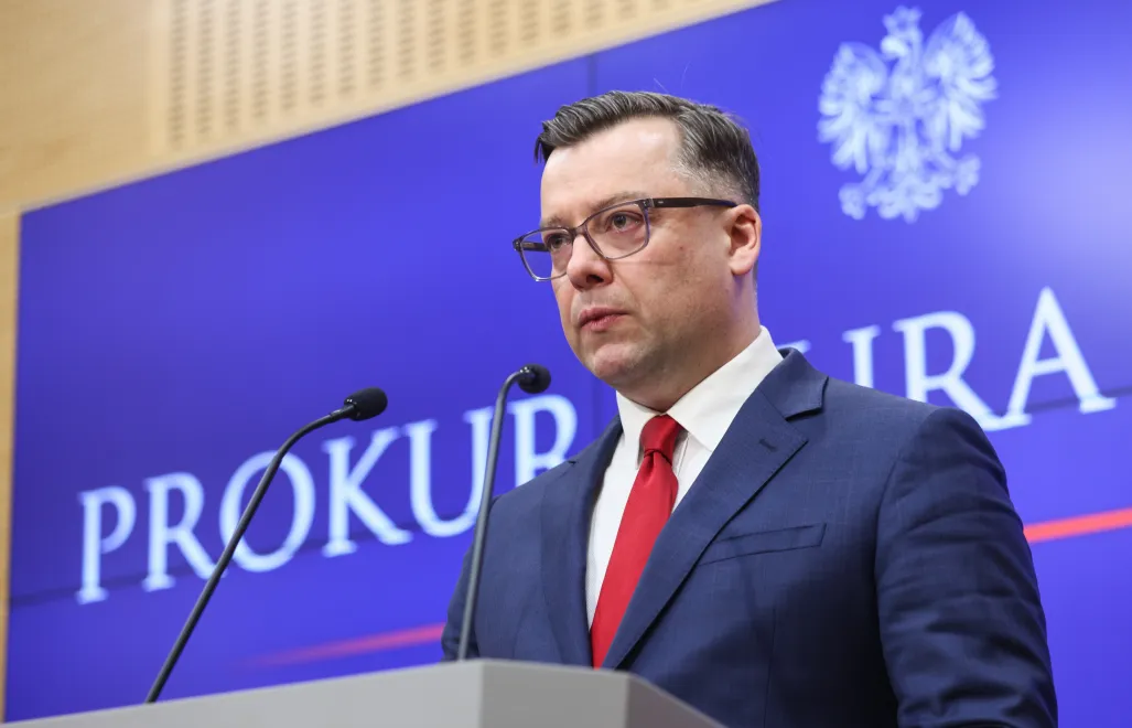 Rzecznik Prokuratury Krajowej Przemysław Nowak Fot. PAP/Leszek Szymański 