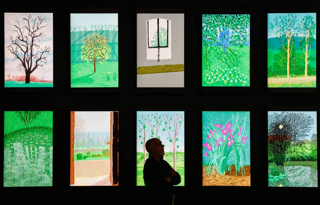 Wystawa w Paryżu. Fot. PAP/EPA/MOHAMMED BADRA