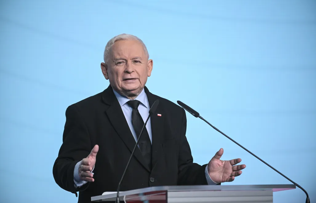 Prezes PiS Jarosław Kaczyński. Fot. PAP/Marcin Obara