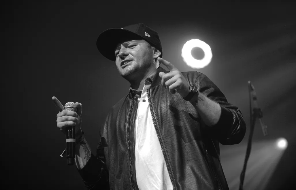 Michał "Joka" był związany z zespołem Kaliber 44. Fot. PAP/	Marcin Obara