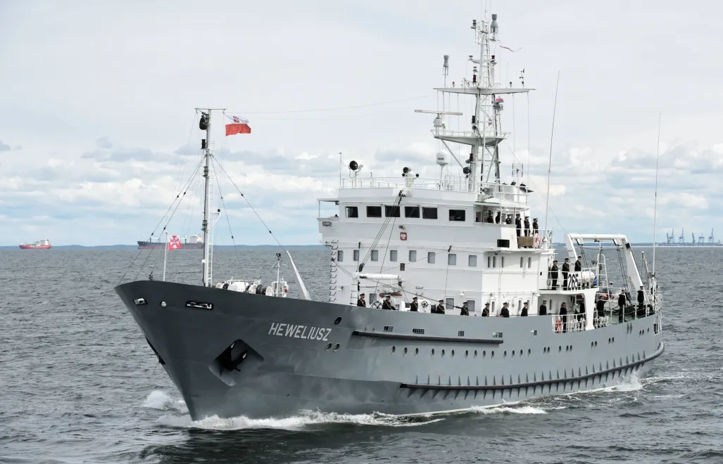 ORP "Heweliusz". Fot. PAP/Roman Jocher