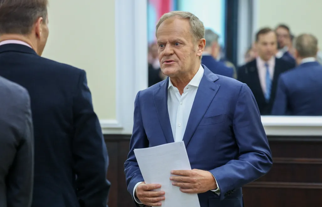 Premier Donald Tusk Fot. PAP/Szymon Pulcyn 