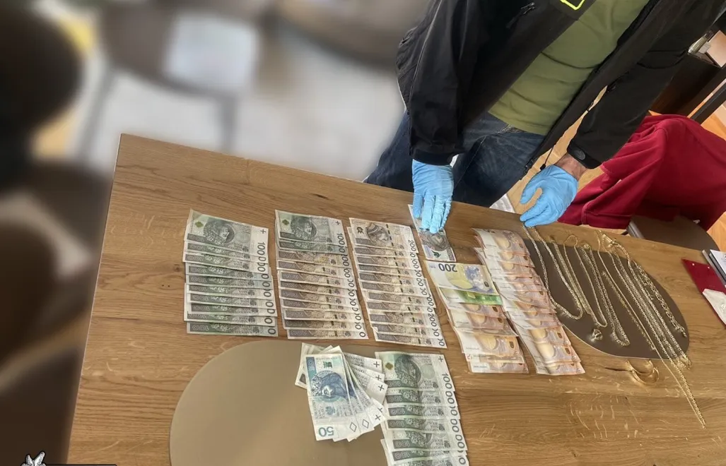 Policja prowadziła przeszukania w wielu miejscach Fot. CBŚP