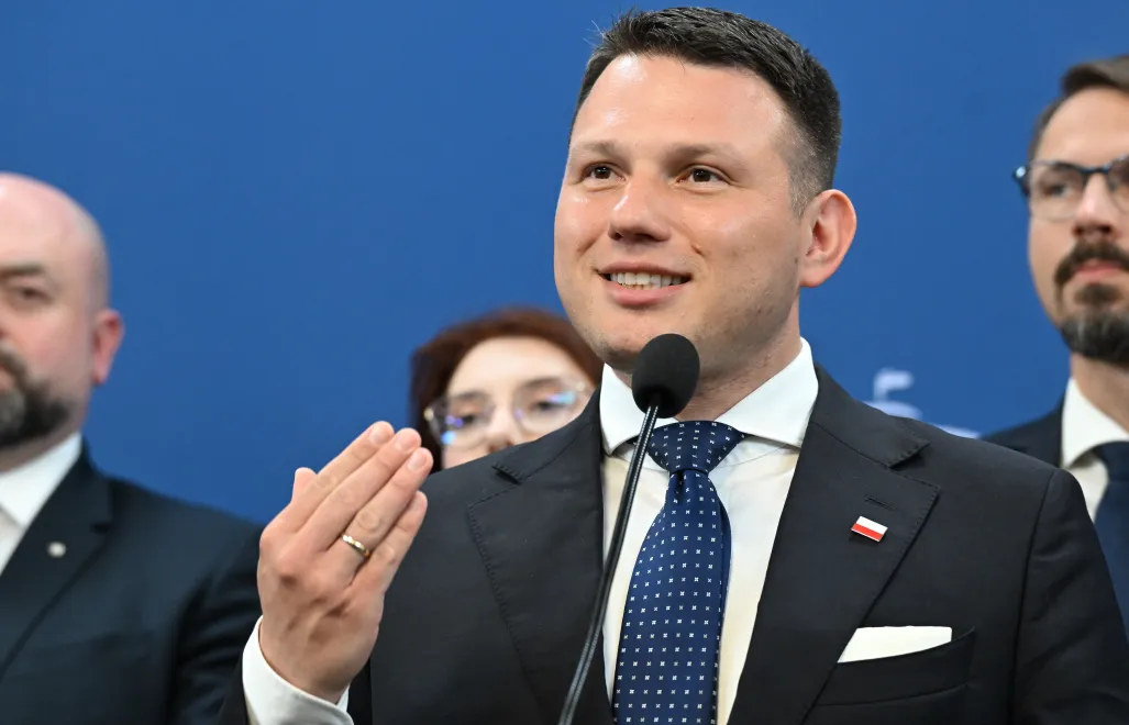 Sławomir Mentzen. Photo/PAP/Radek Pietruszka