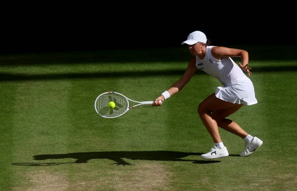 Iga Świątek, fot. PAP/NEIL HALL