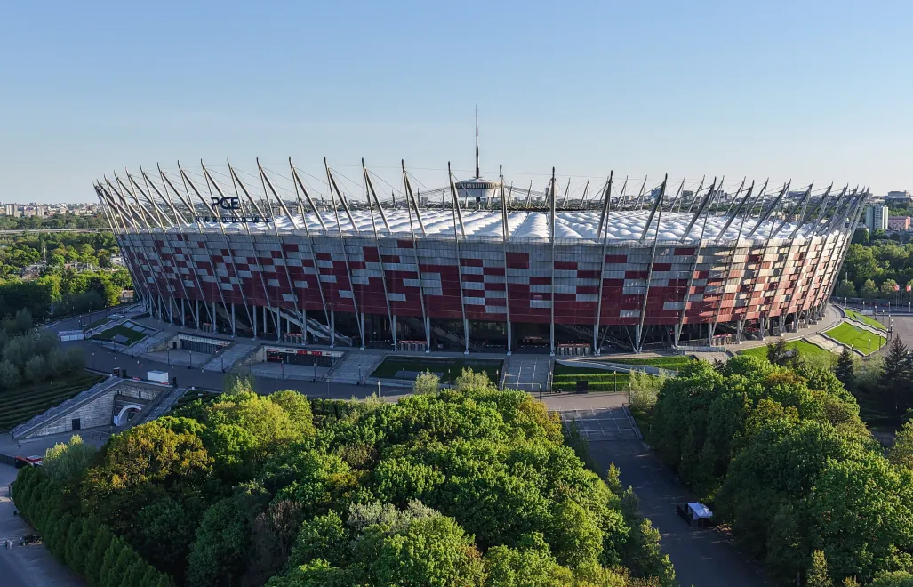 Stadion PGE Narodowy w Warszawie. Fot. PAP/Leszek Szymański