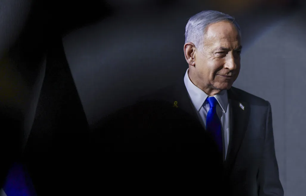Benjamin Netanyahu, fot. PAP/EPA/REUTERS POOL/Ronen Zvulun / POOL