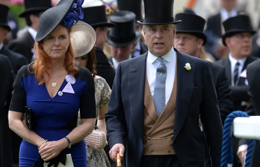 Sarah Ferguson, książę Andrzej. Fot. PAP/EPA/WILL OLIVER