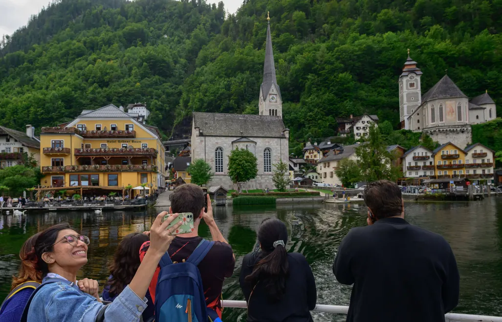 Hallstatt, Austria. Fot. PAP/CHRISTIAN BRUNA